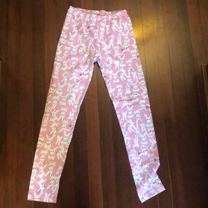 EUC Hanna Andersson bunny leggings